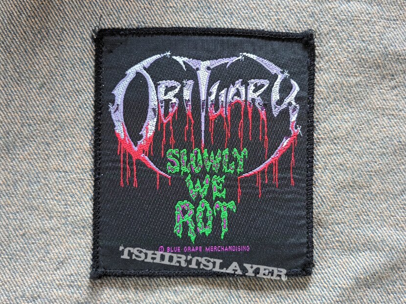 Obituary &#039;Slowly We Rot&#039; 90s Patch