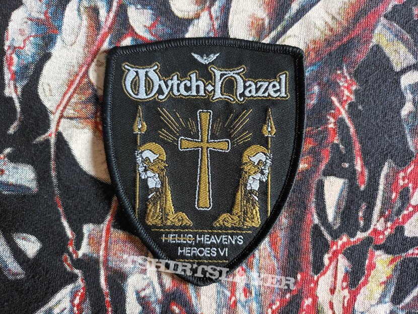 Wytch Hazel Heaven&#039;s Heroes Black Border Patch