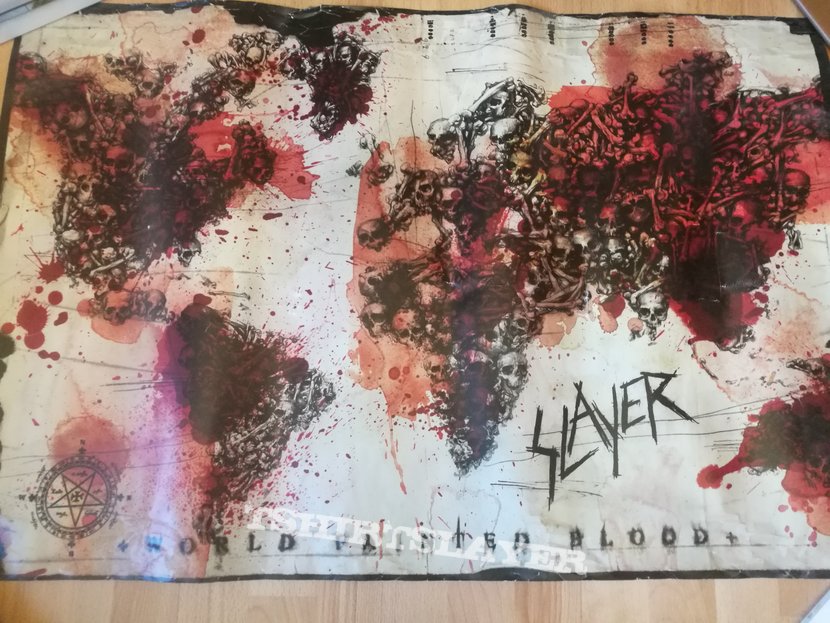 Slayer World Painted Blood Red Shirt plus Promo Poster