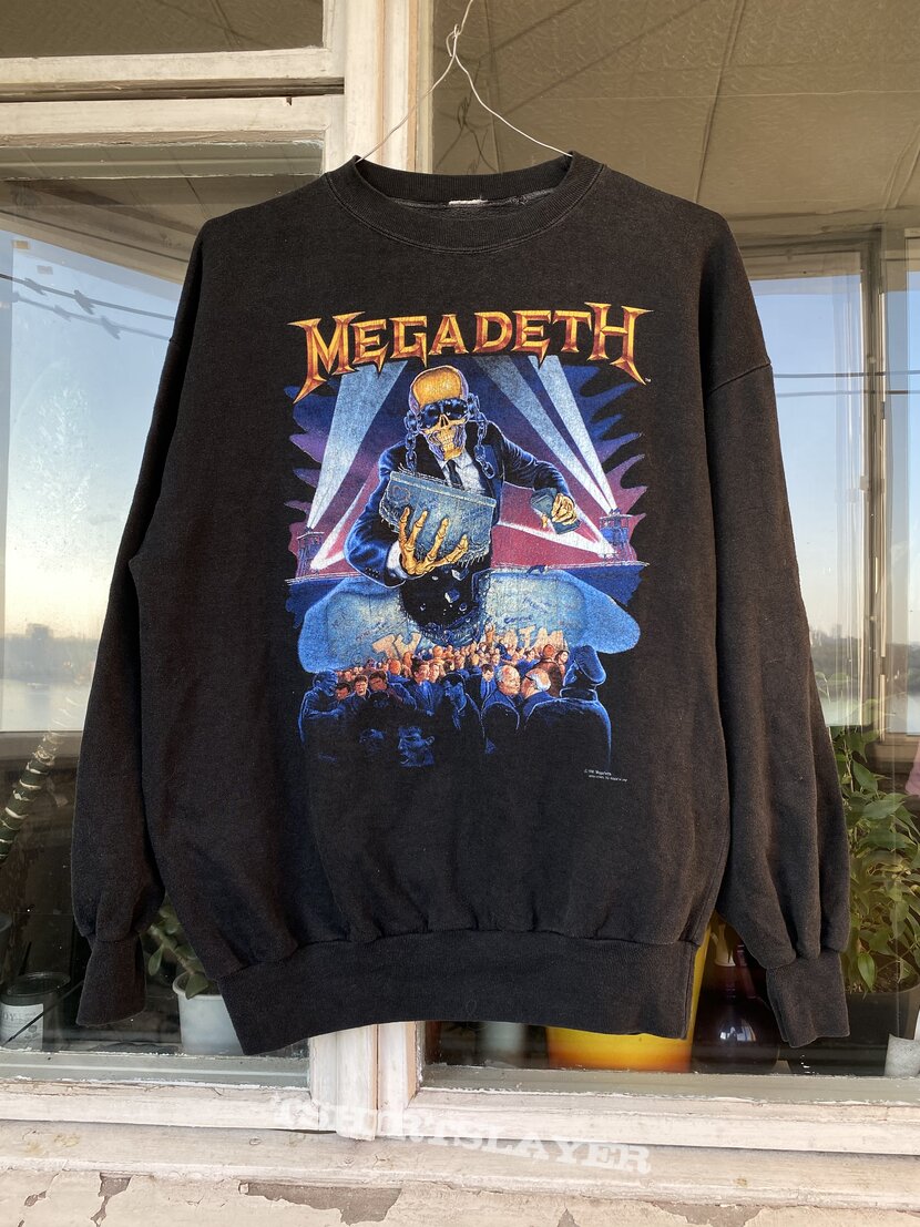 Megadeth 1990 tour sweatshirt 