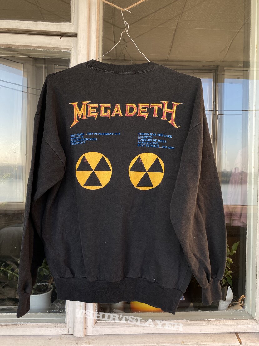 Megadeth 1990 tour sweatshirt 