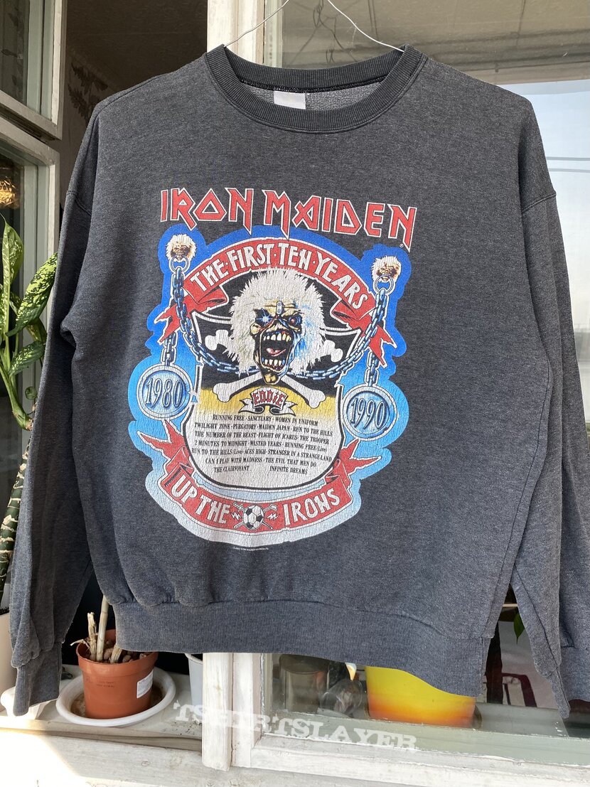 Iron maiden sweatshirt 1990 the decennium 