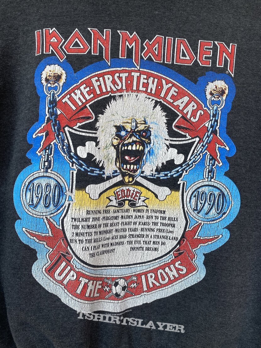 Iron maiden sweatshirt 1990 the decennium 