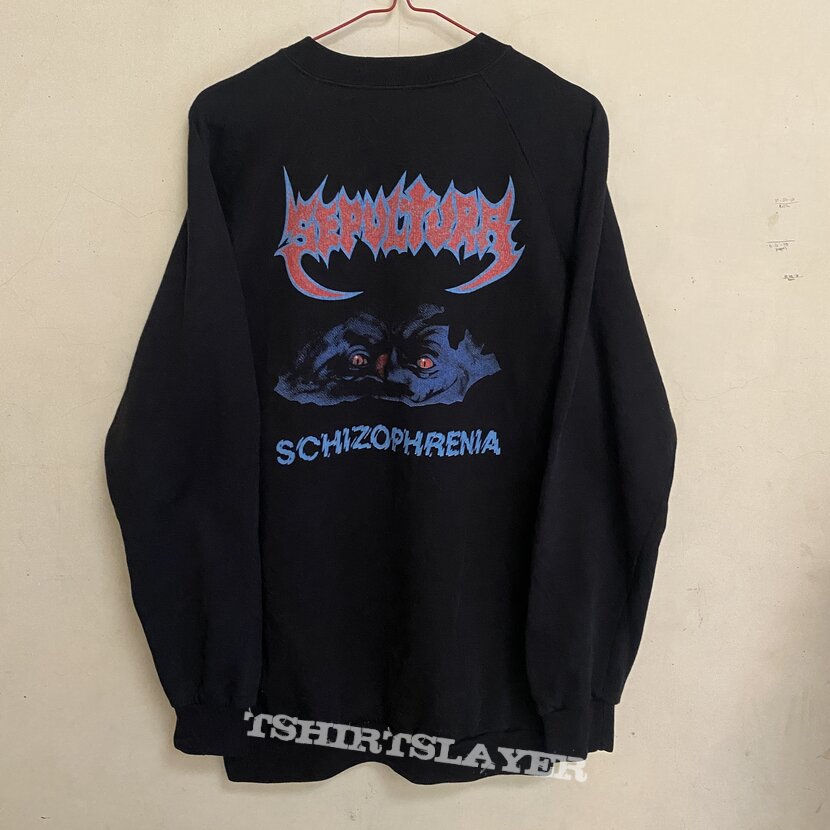 Sepultura Schizophrenia 1990 Crewneck