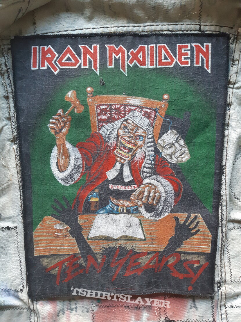 Iron Maiden  - First Ten Years backpatch