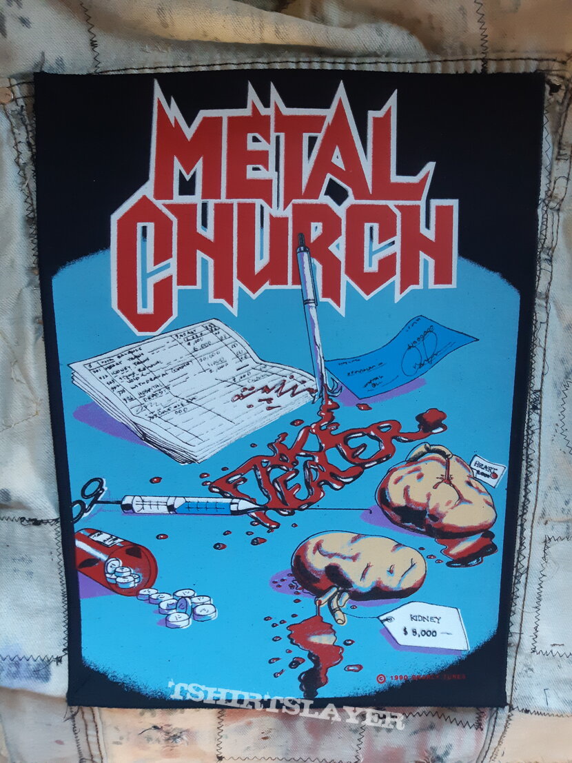 Metal Church  - Fake Healer backpatch