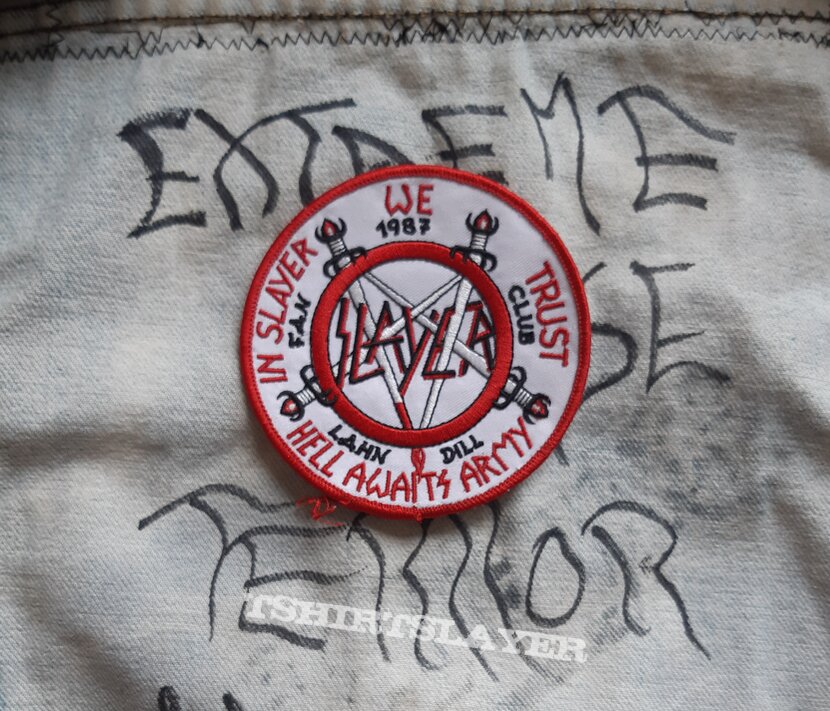 Slayer  - Hell Awaits Army Lahn Dill HMFC patch
