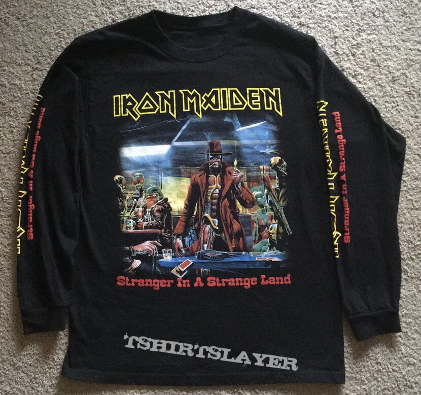 Iron Maiden Stranger in a Strange Land Long Sleeve Shirt 