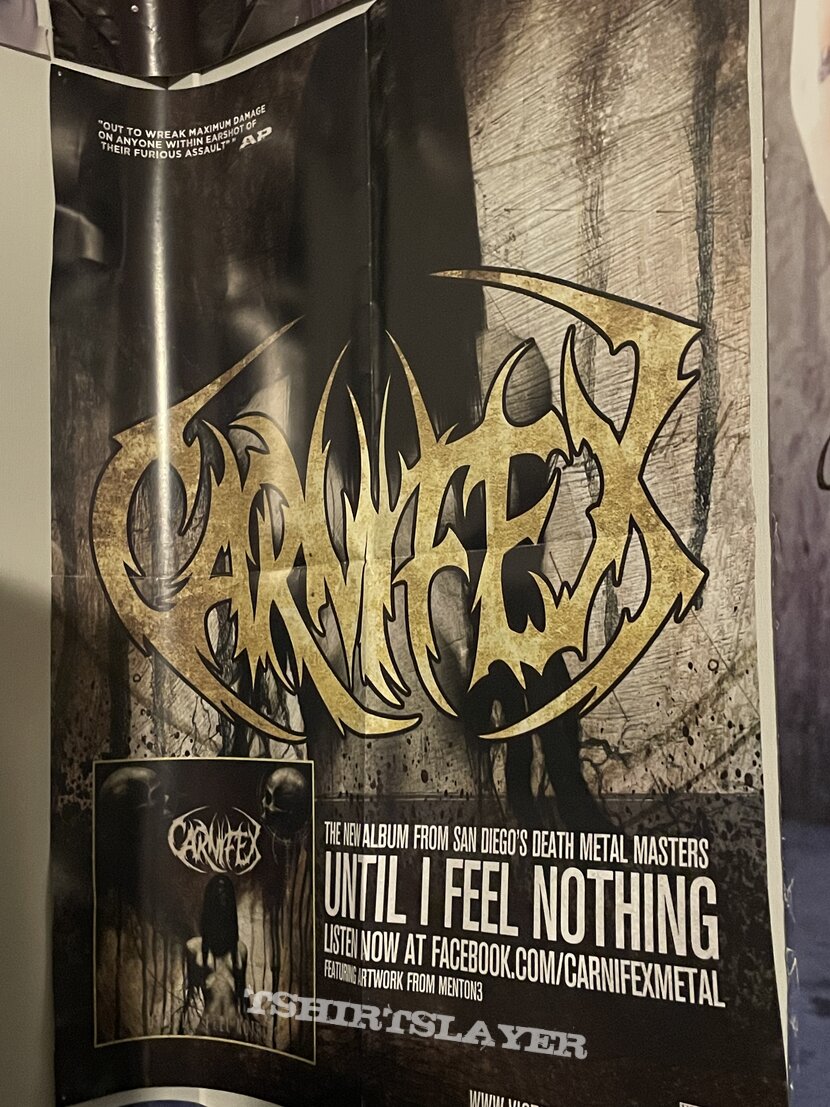 Carnifex Until I Feel Nothing Poster 