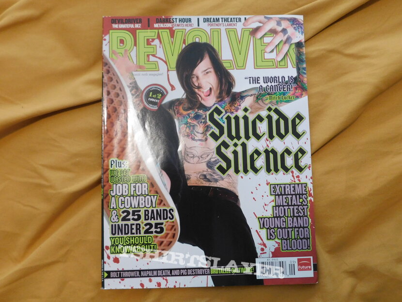 Revolver September 2009 Magazine Mitch Lucker Of Suicide Silence