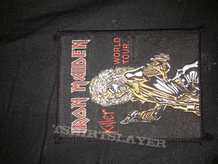 Iron Maiden Killers World Tour patch