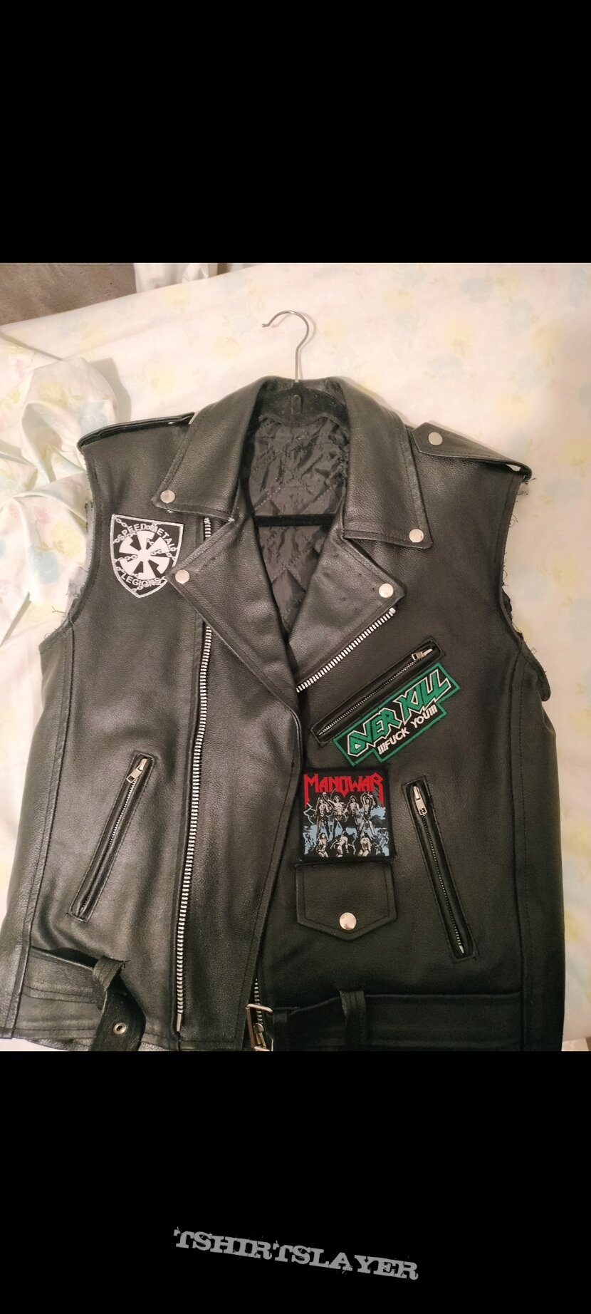 Leather Vest In process