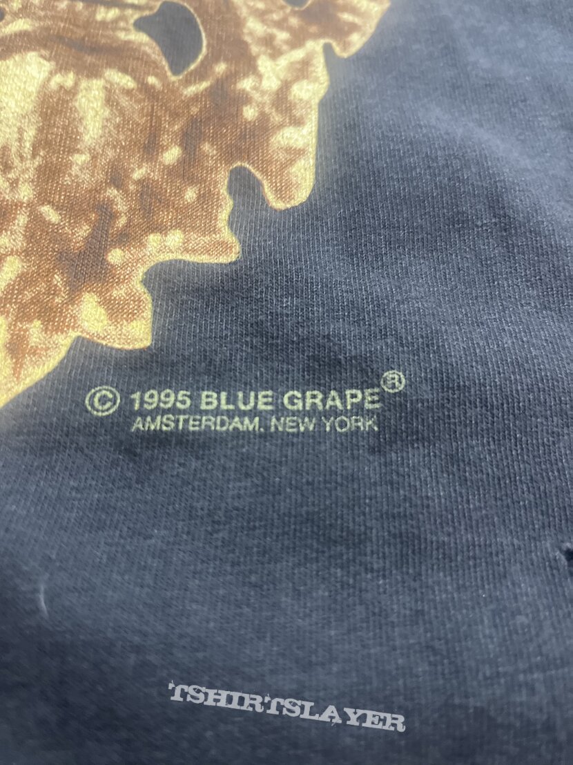 Deicide behind the light xl long sleeve shirt 1995 on blue grape