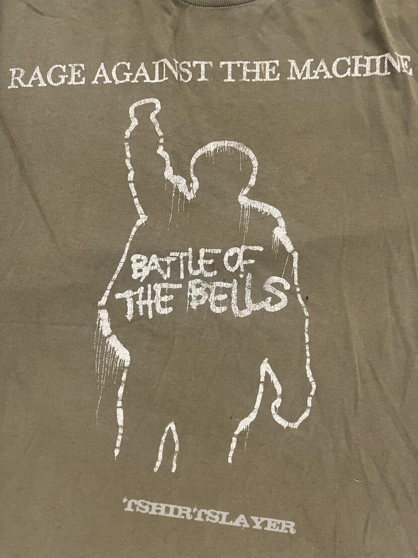 Rage against the machine rock the bells 2007 tour shirt - green 