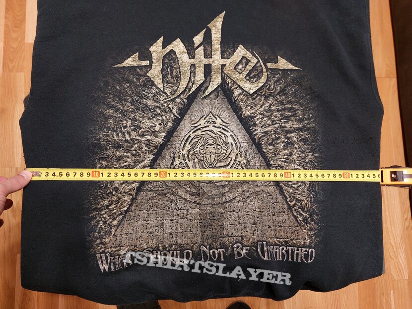 Nile What Should Not Be Unearthed Hooded Top Size L