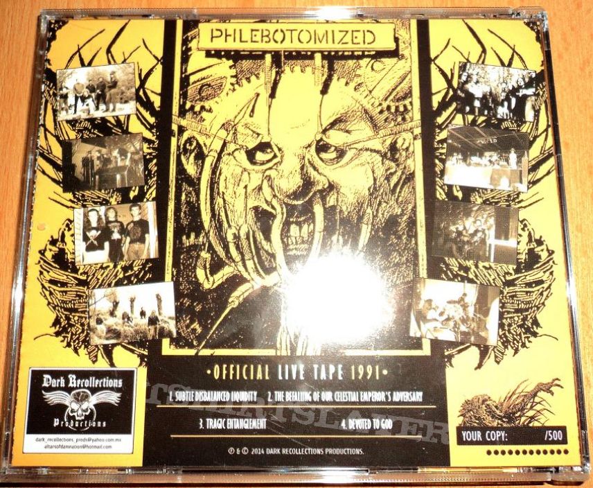 Phlebotomized / CD Live Tape 1991