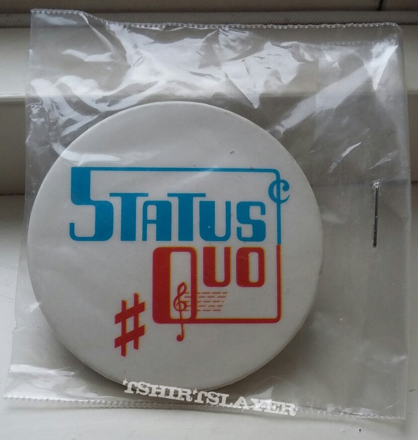 STATUS QUO original 60&#039;s badge LARGE