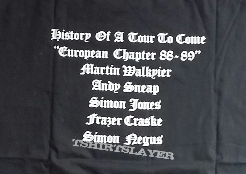 Sabbat (UK) SABBAT  &#039;&#039;History of a Tour to Come&#039;&#039; original &#039;88/&#039;89&#039;&#039; TS