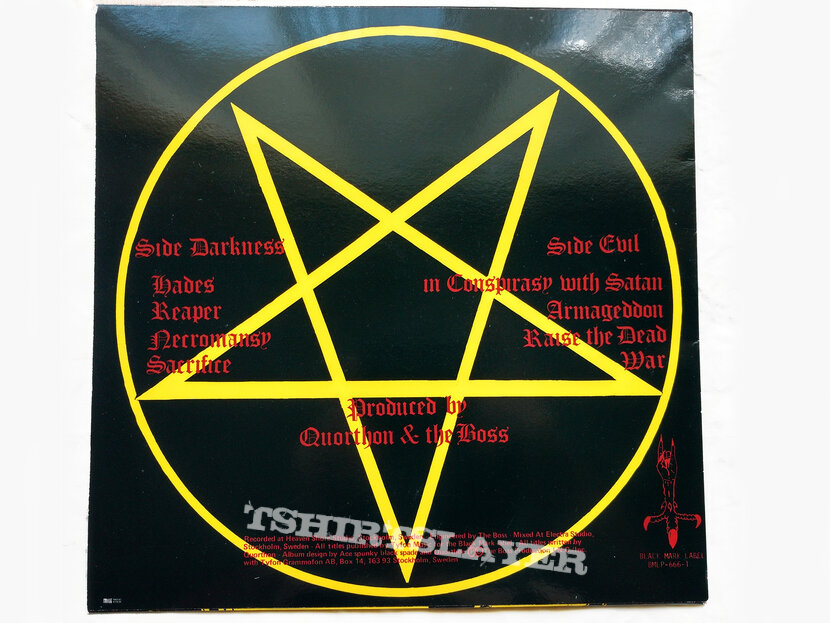 BATHORY &quot;Yellow Goat&quot; vinyl LP BMLP 666-1 1984