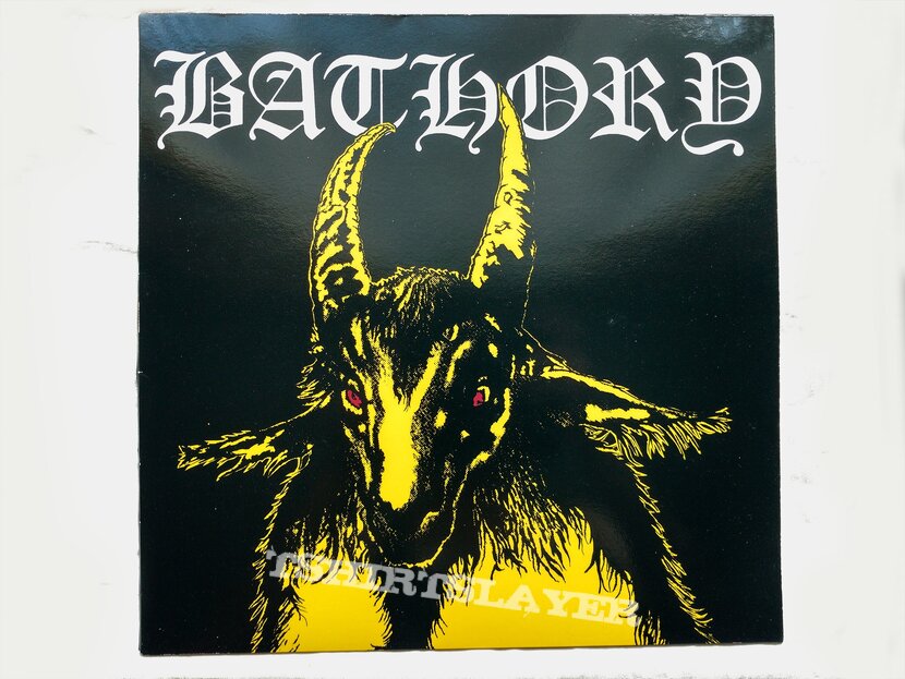BATHORY &quot;Yellow Goat&quot; vinyl LP BMLP 666-1 1984