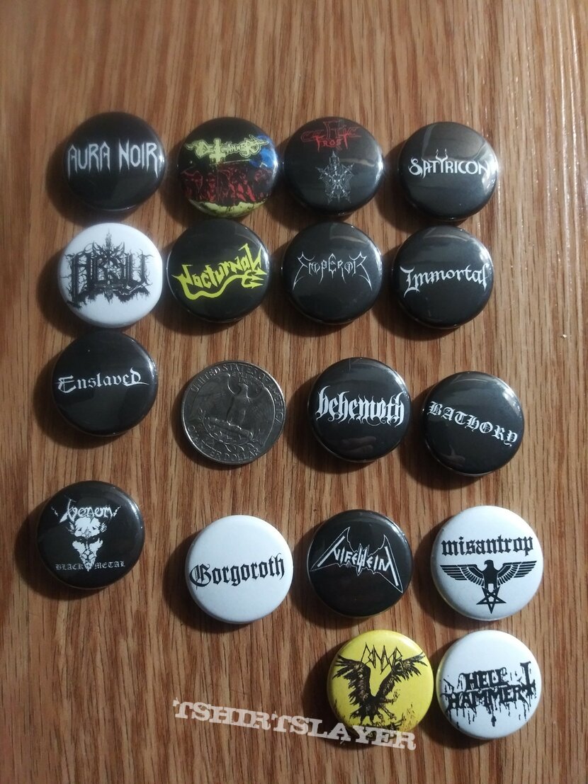 Behemoth Black Metal/Thrash Assorted Pin Lot #1