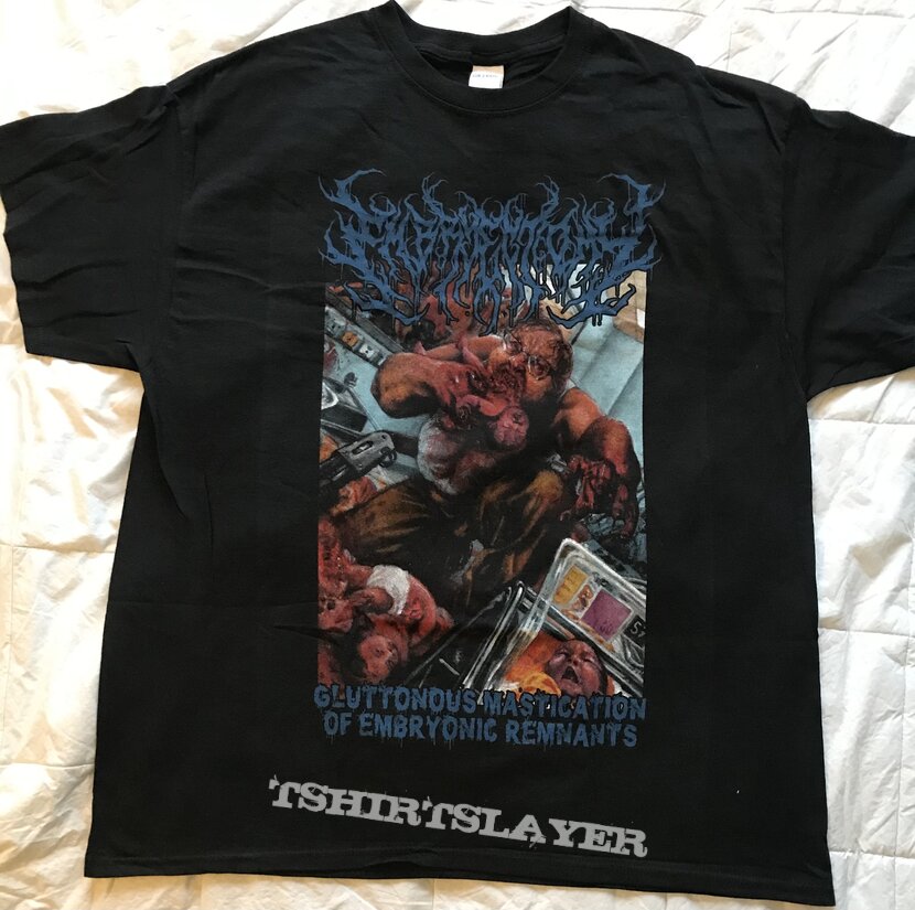 Embryectomy - Gluttonous Mastication of Embryonic Remnants tshirt