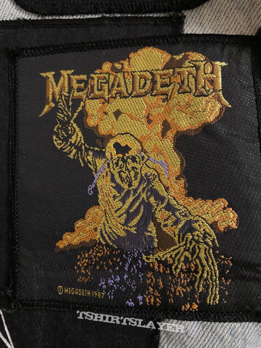 Megadeth woven patch