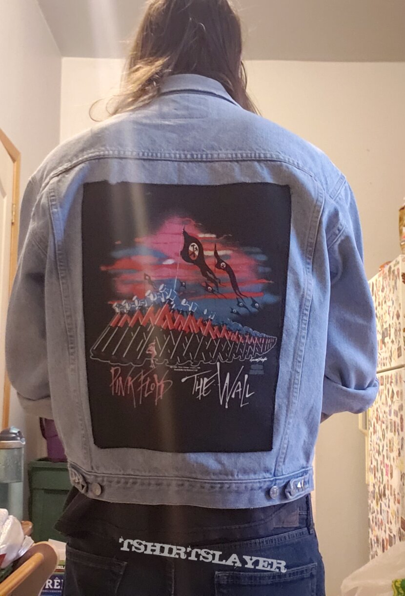 Pink Floyd Vintage jacket i found thrifting and added this badass the wall patch to