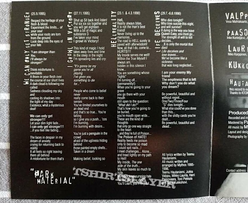 Mythos – Dark Material, CD, EP