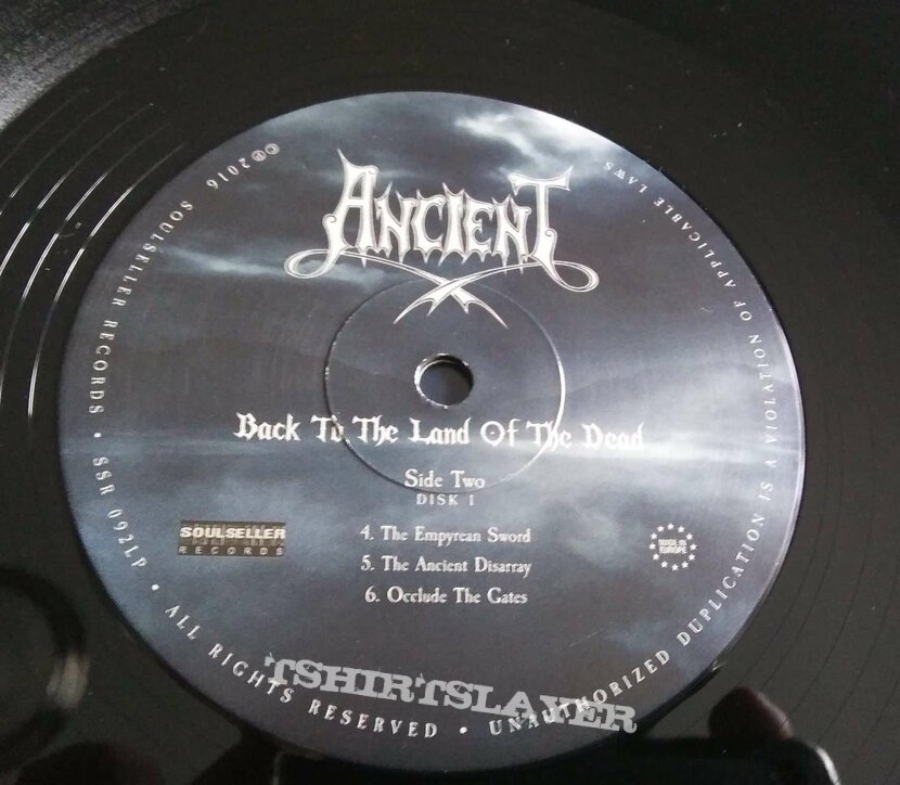 ANCIENT - Back To The Land Of The Dead, Vinyl