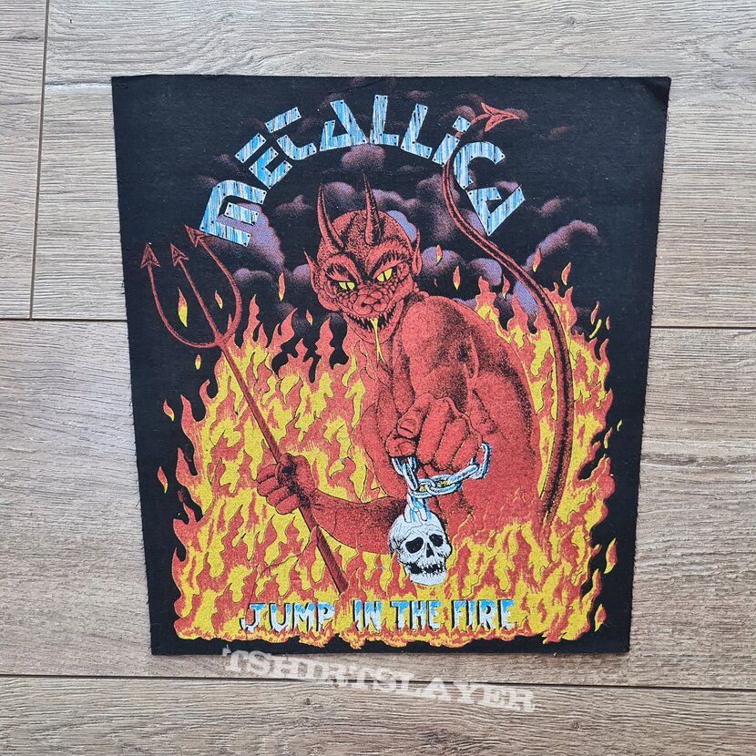 Metallica jump in the fire back patch 