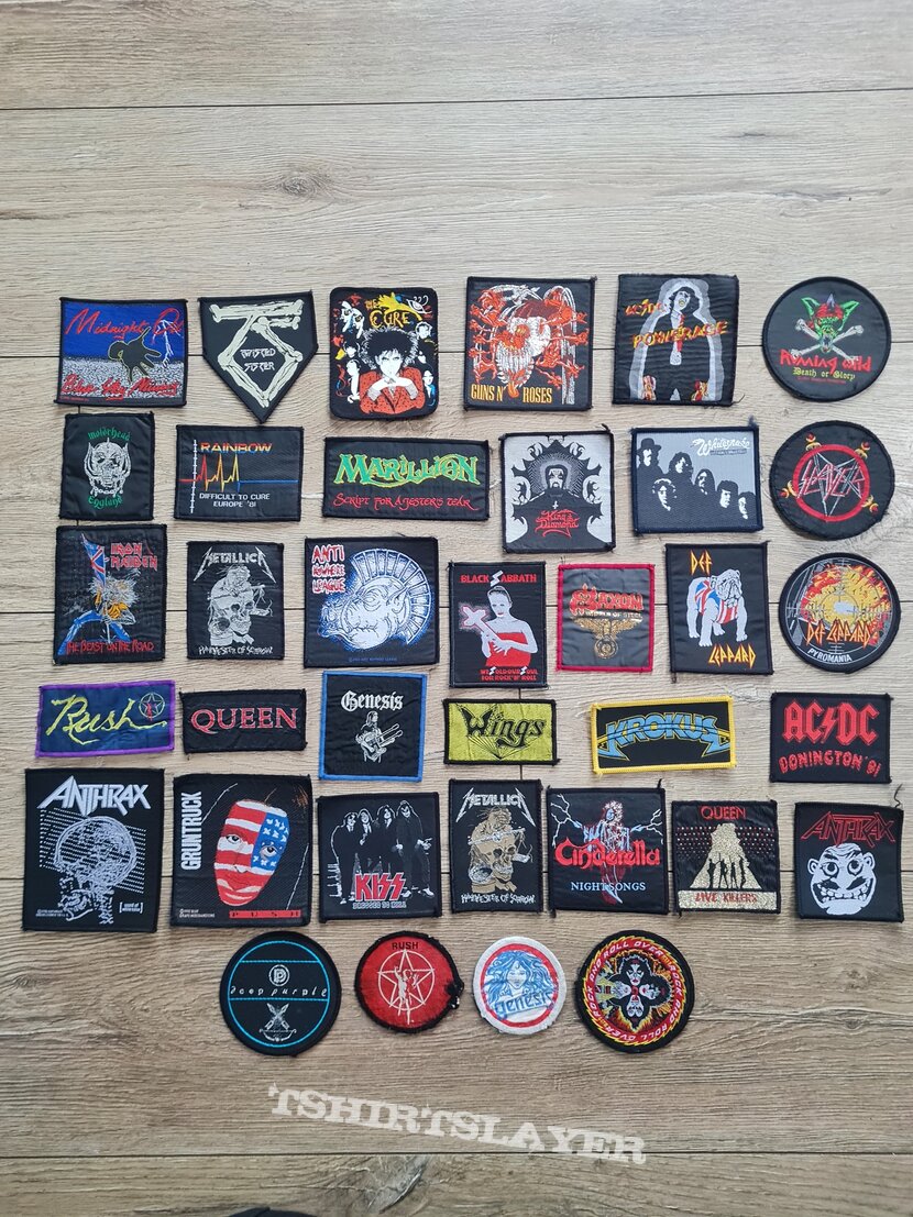 Iron Maiden Various patches and pins 