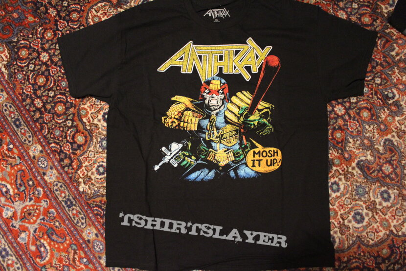 Anthrax Dredd Mosh it up shirt