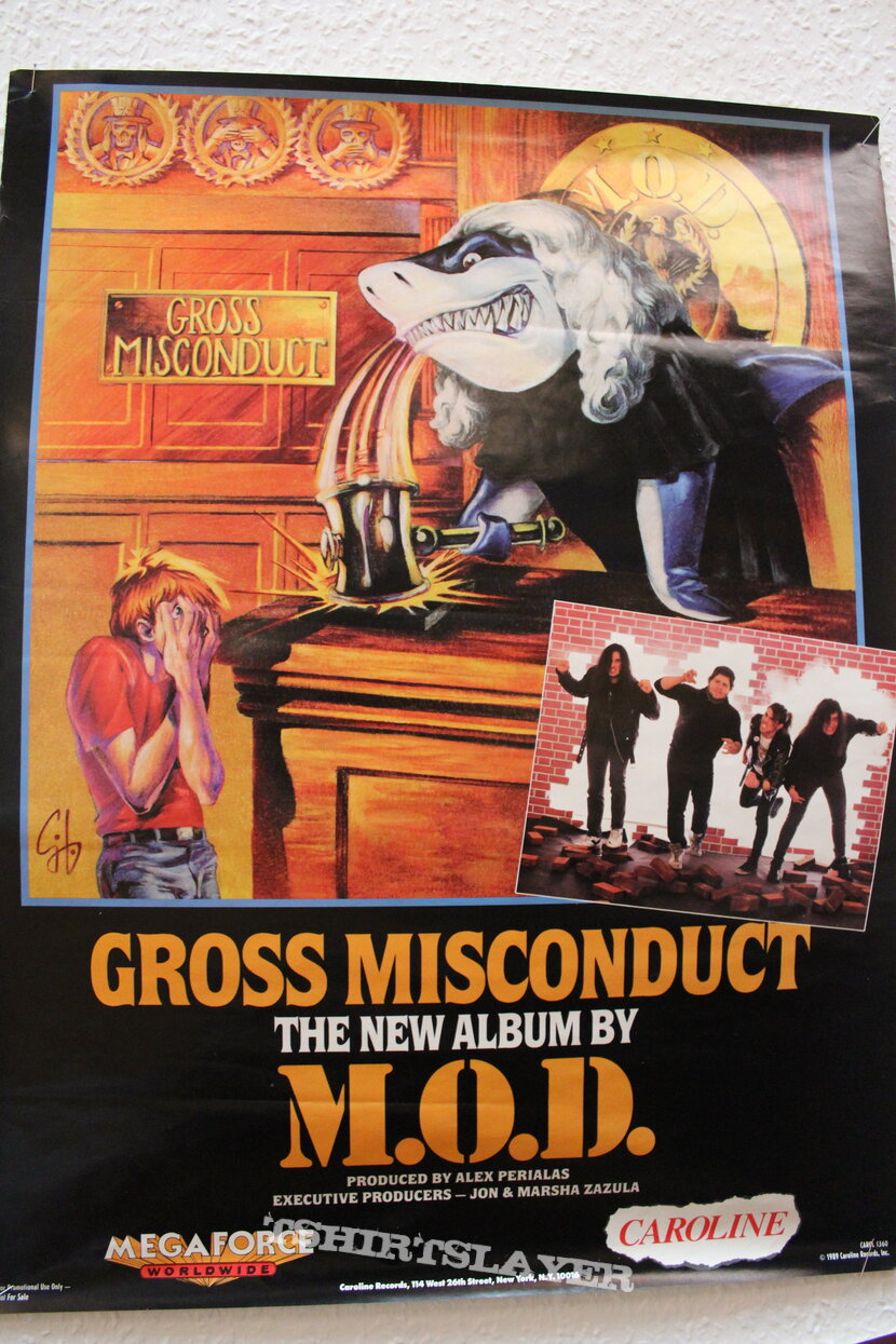 M.O.D. Gross Misconduct Promotional Poster