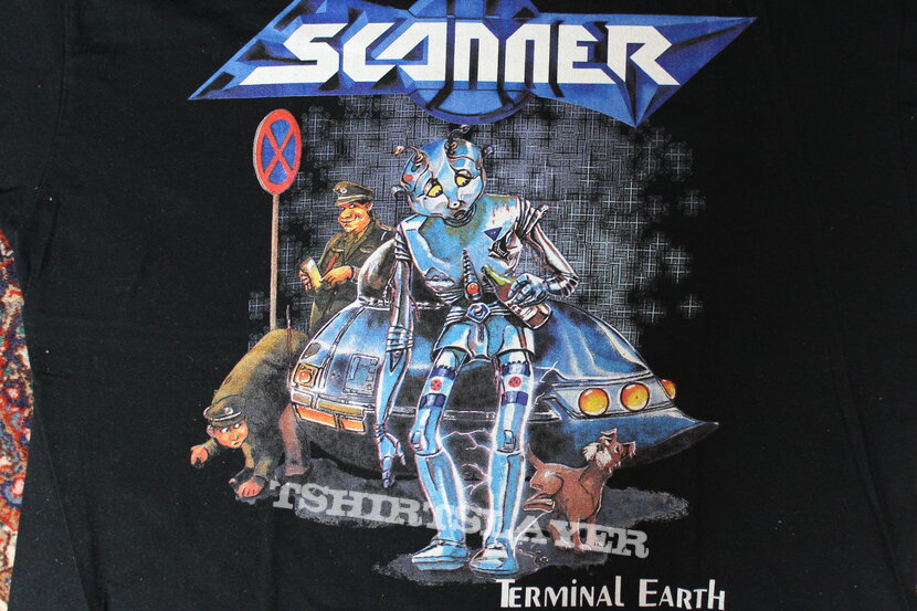 Scanner Terminal Earth Shirt | TShirtSlayer TShirt and BattleJacket Gallery