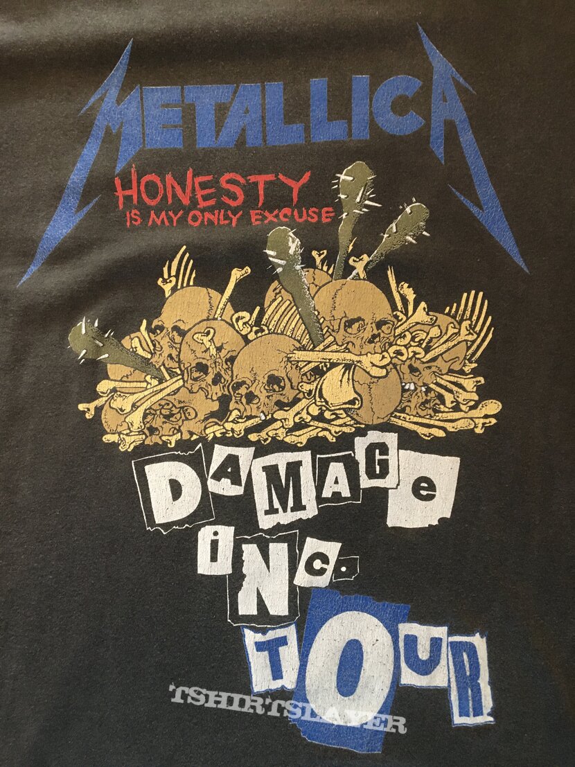 Metallica Damage Inc/MOP tour shirt