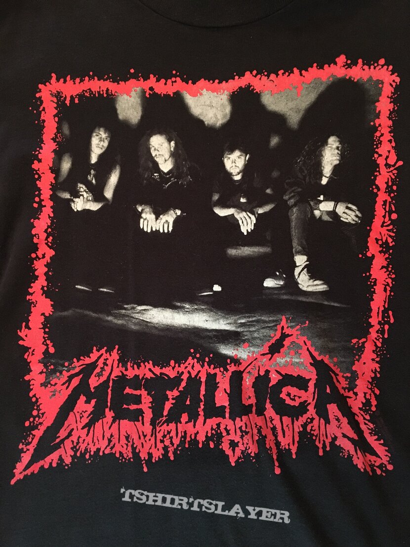 Metallica Europe &amp; North America tour 1990 shortsleeve