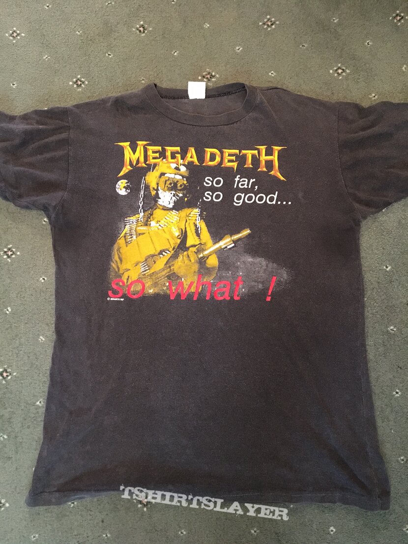 Megadeth So far... UK tour shirt