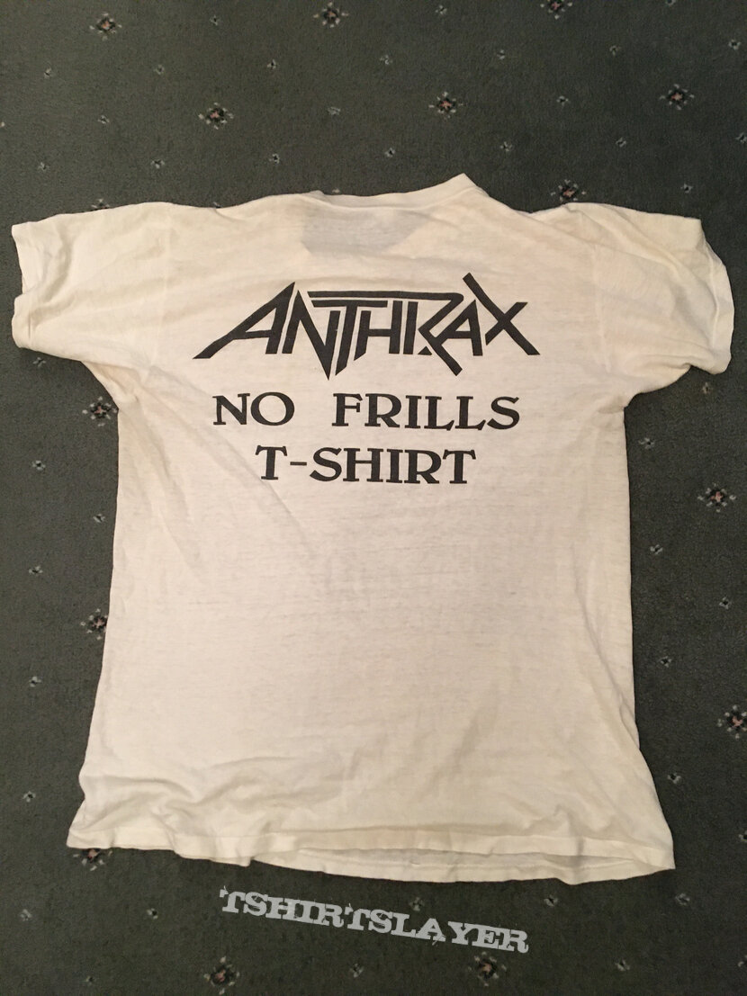 Anthrax No Frills short sleeve | TShirtSlayer TShirt and 