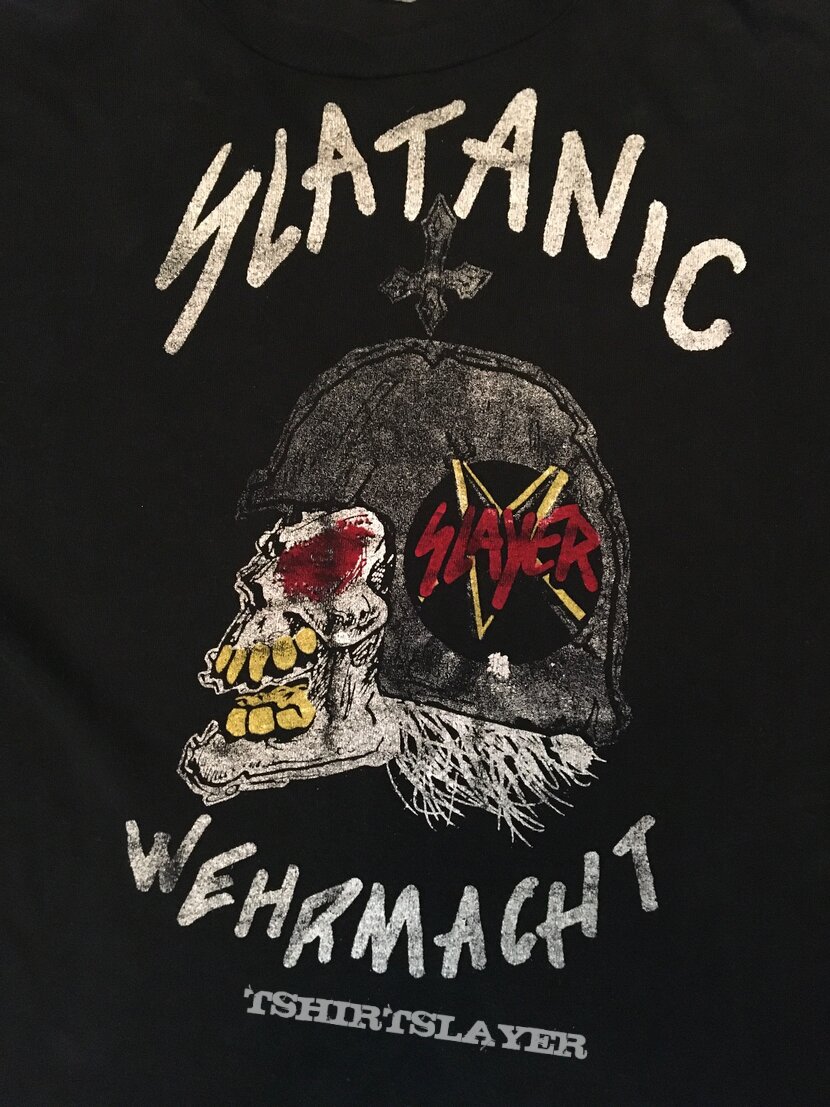 Slayer Slatanic Wehrmacht Euro Massacre shirt