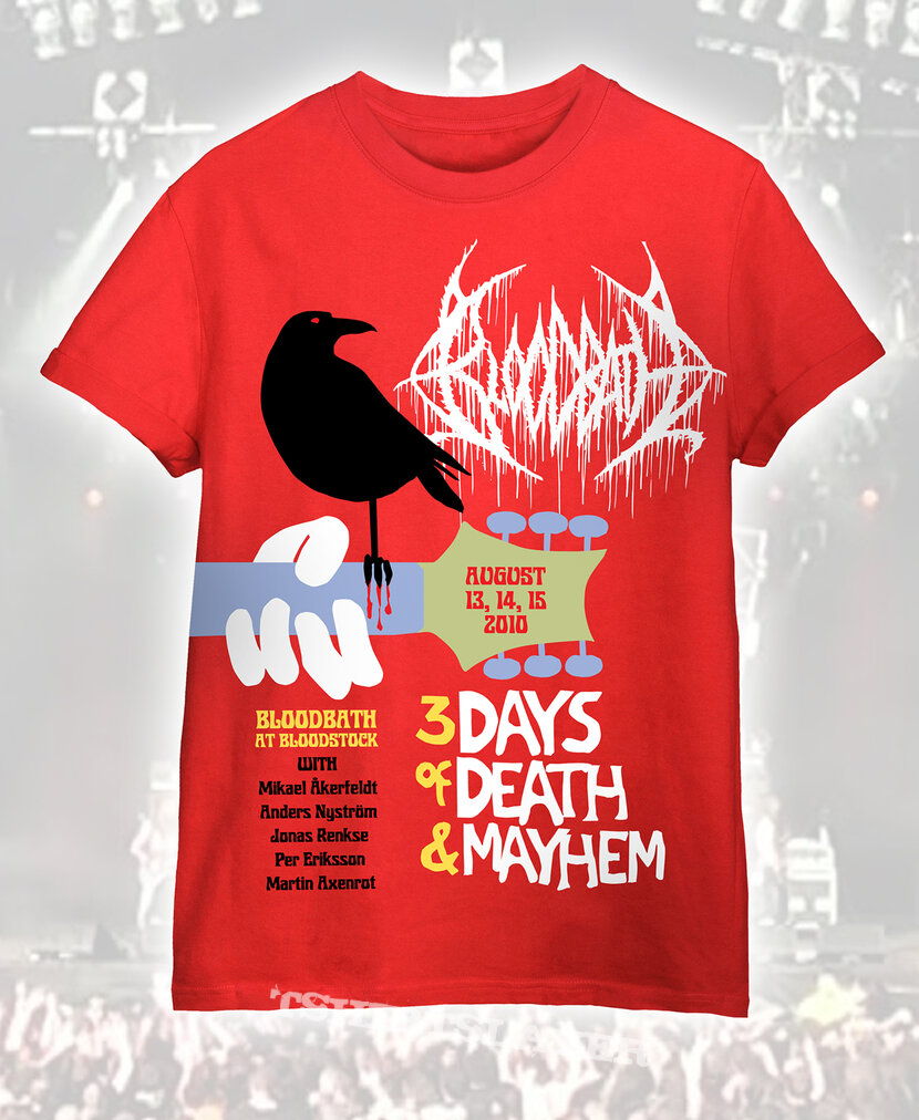 Bloodbath Bloodstock Competition T-shirt design