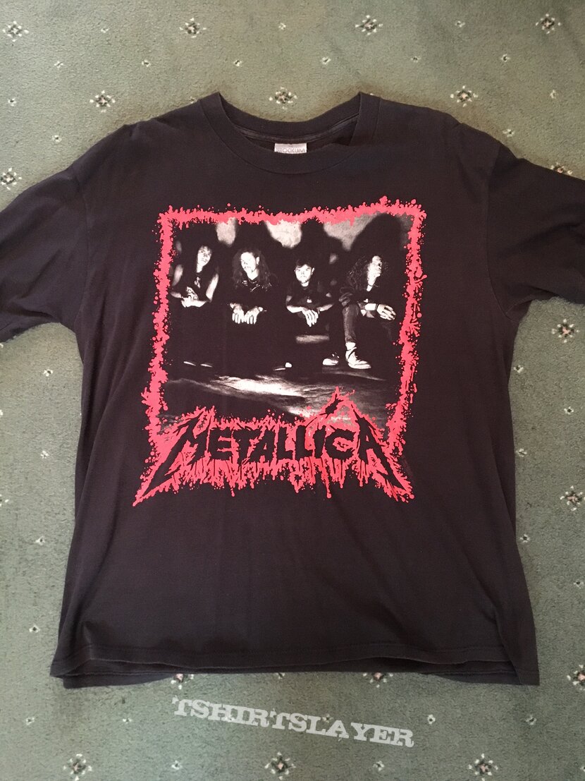 Metallica Europe &amp; North America tour 1990 shortsleeve