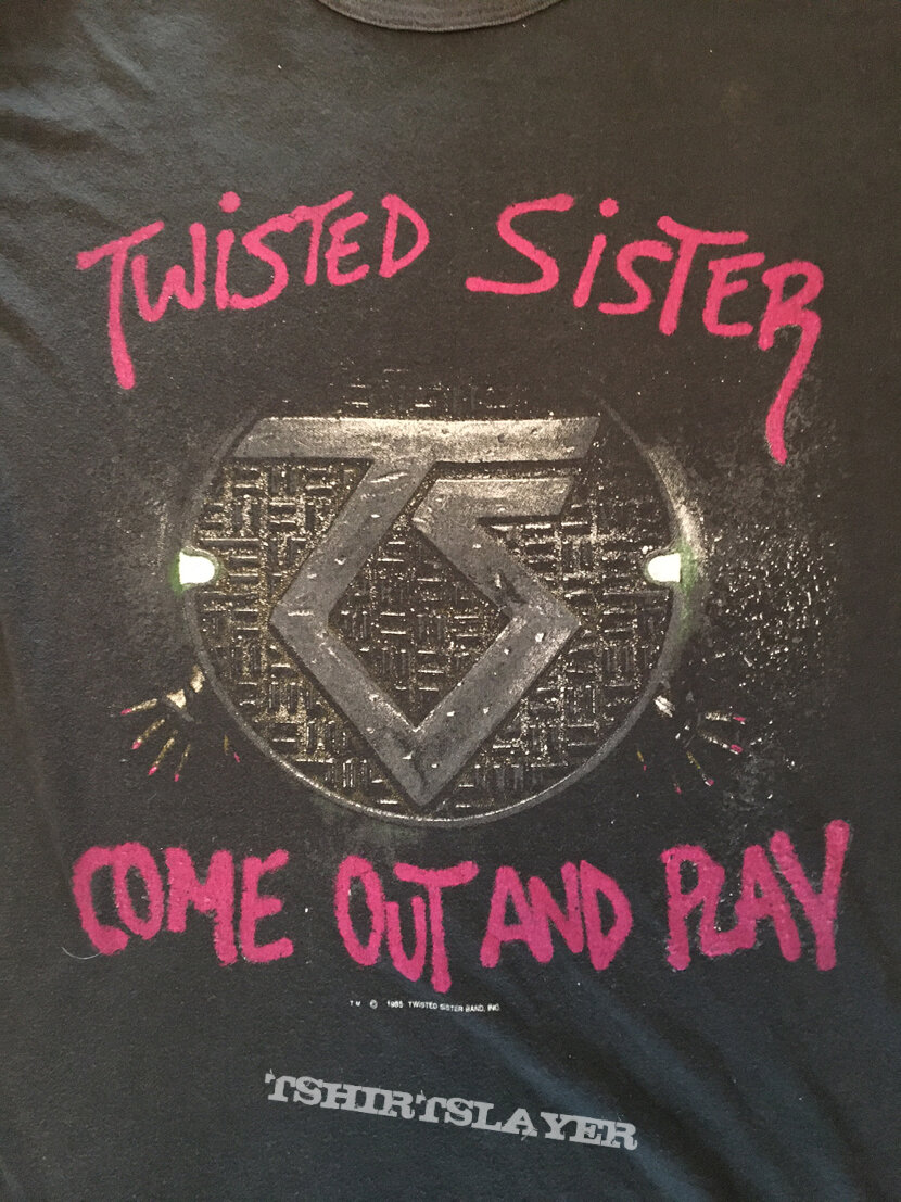 Twisted Sister Come Out &amp; Play UK tour shirt