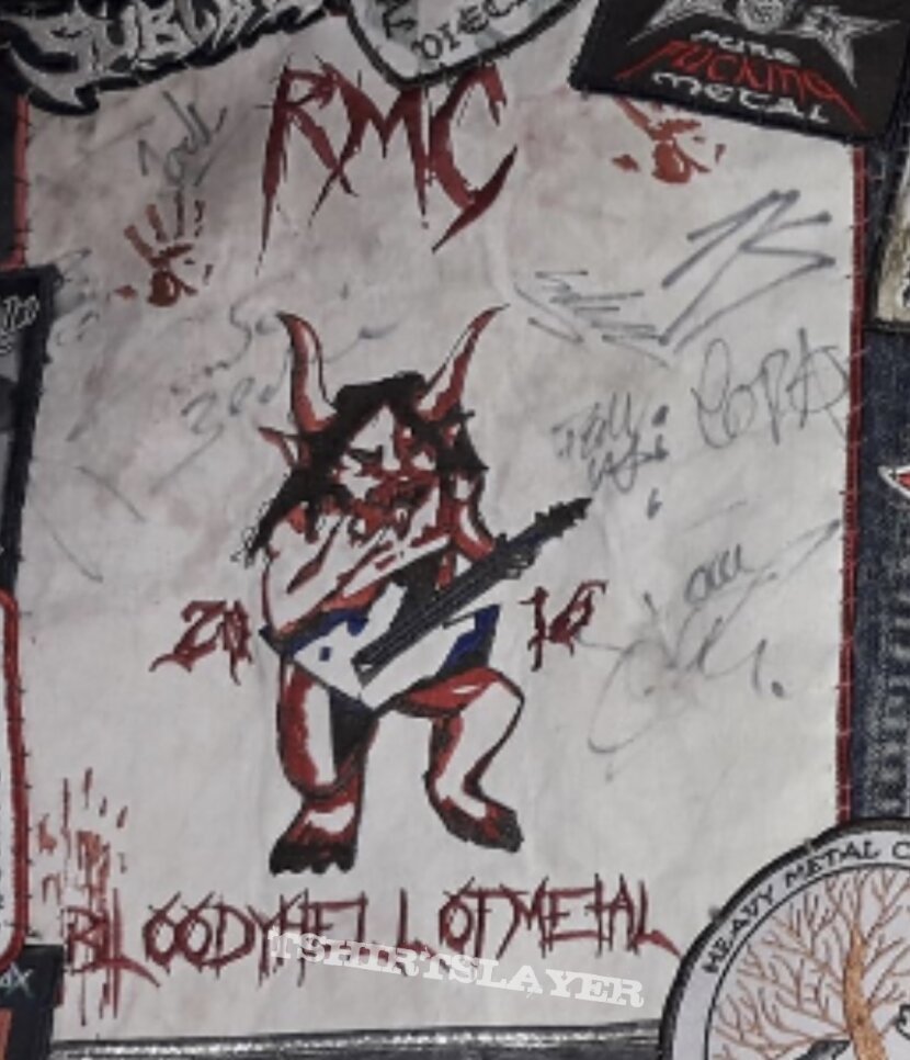 . Bloody Hell of Metal RMC back patch