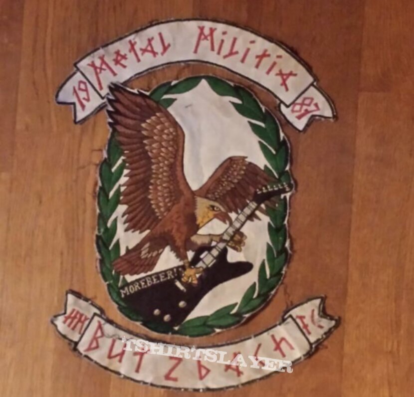 . Butzbach Metal Militia HMFC back patch