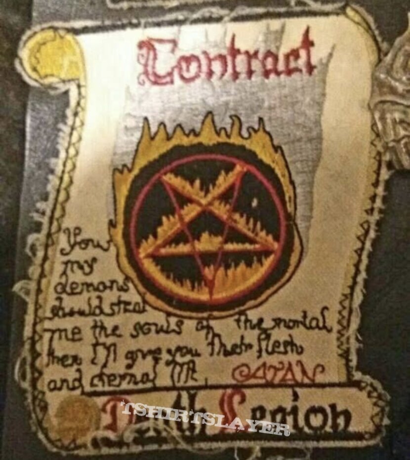 . Death Legion HMC Satanic Contract patch