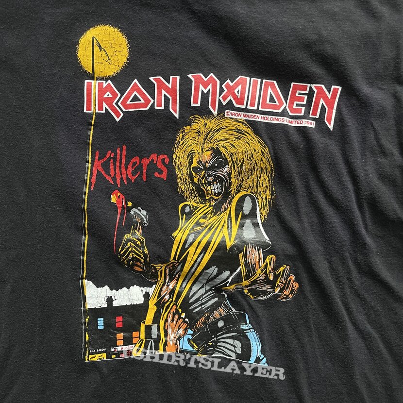 Iron Maiden Killers 1981 T-shirt | TShirtSlayer TShirt and BattleJacket ...