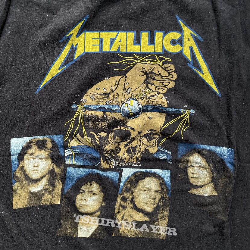 vintage Metallica late 80s harvester of sorrow / and Justice for
