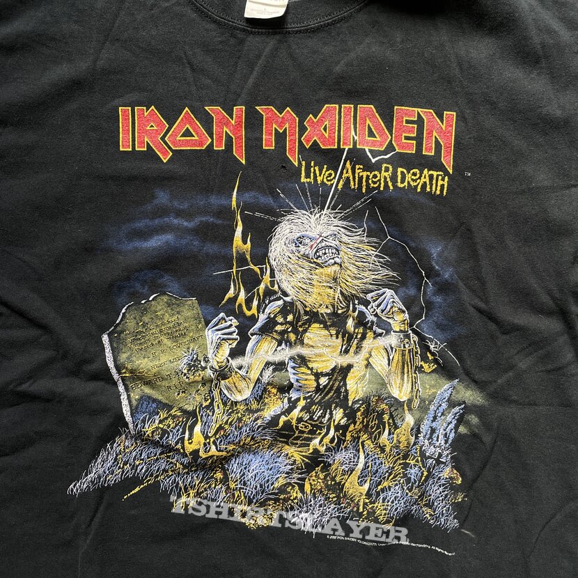 Iron Maiden 2005 Live after Death T-shirt | TShirtSlayer TShirt and  BattleJacket Gallery