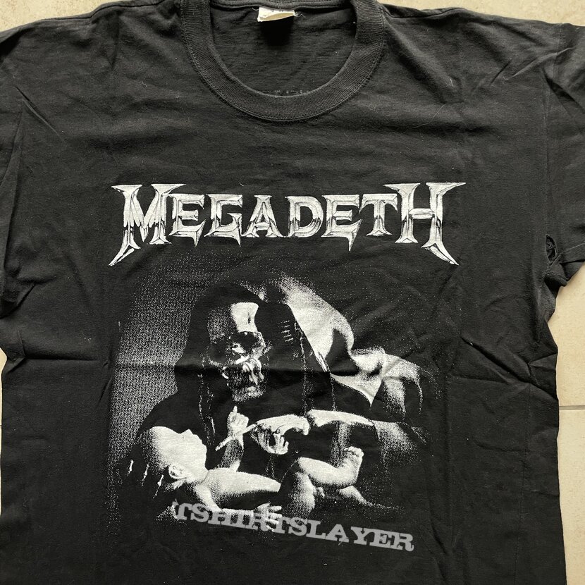 Megadeth Youthanasia Youth in Europe 1994 Helter Skelter T-shirt 